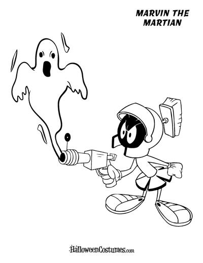 Looney Tunes Halloween Activities Coloring Pages
