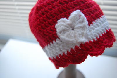 Valentine Crochet Baby Beanie