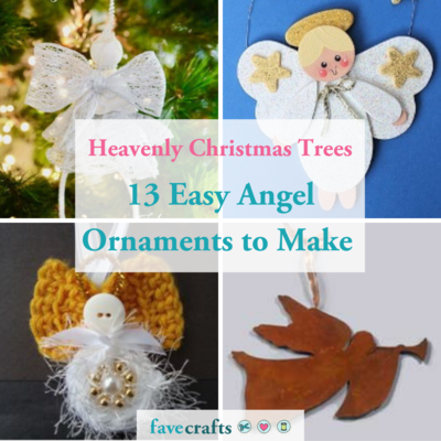 Heavenly Christmas Trees: 13 Easy Angel Ornaments to Make